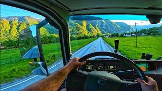 We are going to Bergen part 1 POV Truck Driving Norway 4K60 Volvo FH540