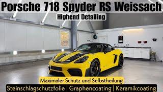 HIGHEND Car Detailing Porsche Spyder RS || PPF + GRAPHEN- & Keramikversiegelung || PS Car Garage