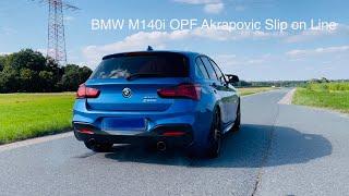 BMW M140i OPF Akrapovic Slip on Line