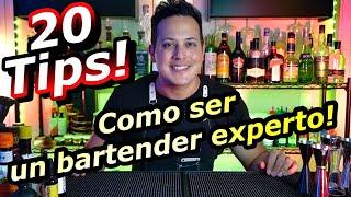 Como ser bartender profesional TIPS + CONSEJOS