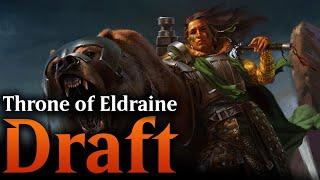 Mono Green BEATS | Throne of Eldraine Premier Draft | Magic Arena