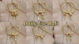 new ekdam fancy gold ear bali design 2024