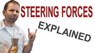 (Race) Car Steering Forces EXPLAINED!