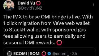 Ecomi CEO talks $OMI rewards! VeVe updates app! $DEVVE $DEFX $DACAT news! AMA!