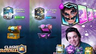 CR!! Elektro Büyücü Avı Sandıklar Havada Uçuşuyor Clash Royale