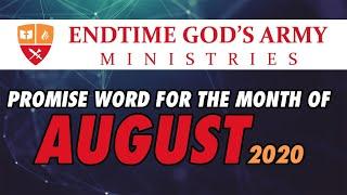 August Month Promise Word | EndTime God's Army Ministries | For Prayers Call+91 9445794477