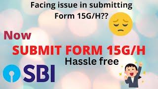 How to submit FORM 15G/H online through SBI Net Banking | SBI Form 15G/H submit online