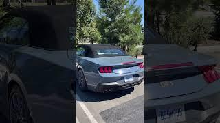 The new 2024 Ford Mustang has an awesome remote rev feature! #mustang #exhaust #sportscar