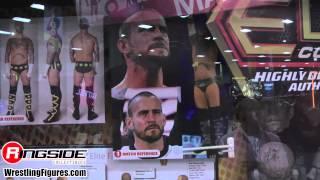 Mattel WWE Preview Night Display - SDCC 2013 NEW Mattel WWE Wrestling Figures San Diego Comic Con