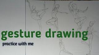 Gesture Drawing // figure drawing Practice