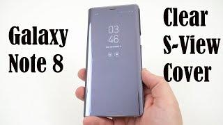 Samsung Official Clear S-View Flip Cover for Galaxy Note 8