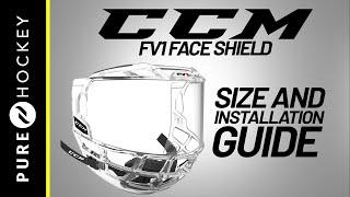 How to install the CCM FV1 Face Shield