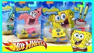 HOT WHEELS Spongebob Squarepants Cars!  Spongebob Nickelodeon Character Cars!  Hot Wheels Speed Race