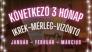  Levegő jegyek következő 3 hónap  Ikrek, Mérleg, Vízöntő  január, február, március 2025 tarot 