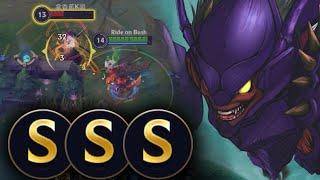 WILD RIFT KHA'ZIX S RATING JUNGLE IN SEASON 13!!