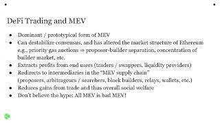 Maximal Extractable Value Overview