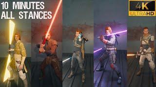 Star Wars Jedi Survivor 10 Minutes of ADVANCED Gameplay ALL STANCES (4K)