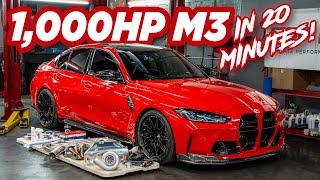 Building a 1000HP AWD BMW M3 in 20 Minutes! (SUPERCAR KILLER IS BORN)