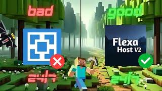 Best Free 24/7 Minecraft Server Hosting 2024 | Minecraft FLEXA HOST V2