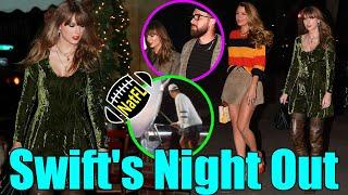 Taylor Swift enjoys Girls' Night Out with Blake Lively in NYC after Travis Kelce returns to Kansas