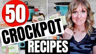 50 Cheap & Easy Slow Cooker Recipes | CROCKPOT MARATHON | SLOW COOKER MARATHON