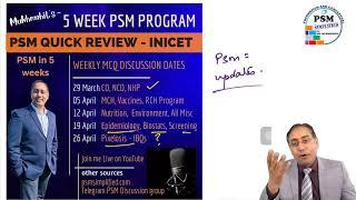 Week #4 -Epidemio, screening and biostats - PSM PUNCH for INICET/23