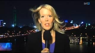 "Creepers on the Bridge" on Aktuellt, Swedish National TV News