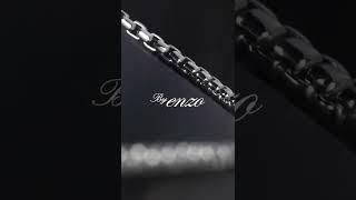 Platinum Box Chain Necklace For Men