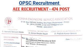 OPSC AEE RECRUITMENT 2023