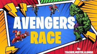 AVENGERS RACE FITNESS | Brain Break | EXERCISE for Kids WORKOUT video