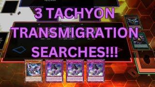 The NEW Tachyon Combo example ( Search 3 Counter Traps in One Turn! Crazy! )