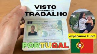 VISTO DE PROCURA DE TRABALHO PARA PORTUGAL  #imigranteemportugal #vistosportugal #visto