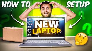 How to Setup a New Laptop - Step By Step [FULL GUIDE] 