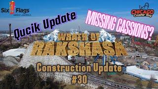 Six Flags Great America Wrath Of Rakshasa Construction Update #30