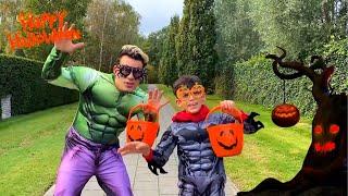 ¡Jason y Alex en una Aventura de Halloween!  Historias divertidas sobre disfraces de Halloween