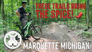 These Trails Are SPICY! | Marquette Mountain Biking NTN South | Trail Fest Enduro Weekend