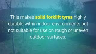 Forklift Tyres Explained