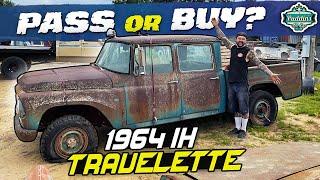 1964 International Travelette! FACTORY CREW CAB! Pass or Buy?