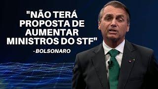 Bolsonaro responde Vera Magalhães sobre a composição dos três poderes