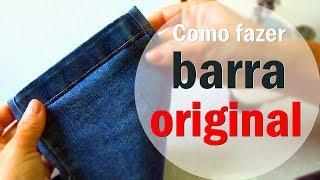 Barra Original simples calça jeans #1 Dicas da Gê