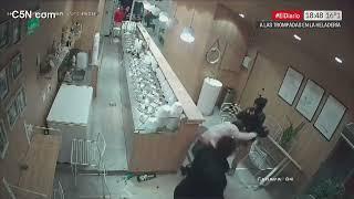 BRUTAL PELEA en una HELADERIA de MAR DEL PLATA