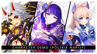 Demo Postaci - Kujou Sara, Shogun, Kokomi, Gorou, Itto | Genshin Impact [PL]