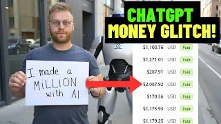 I Discovered The ChatGPT Infinite Money Glitch (Make Money Online With ChatGPT)