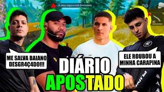 DIÁRIO APOSTADO! O SQUAD DA RESENHA DOMINOU A PRIMEIRA QUEDA E O GURAS NÃO ACREDITOU NESSE BOOYAH!