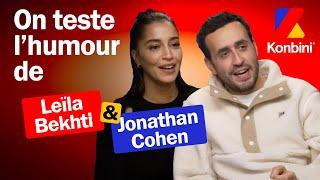 Jonathan Cohen et Leila Bekhti : jusqu'où va leur humour ? On a testé leurs limites 