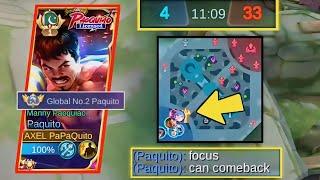 DO THIS IF YOU ARE FACING THIS SITUATION | INSANE EPIC COMEBACK PAQUITO (tutorial) MLBB