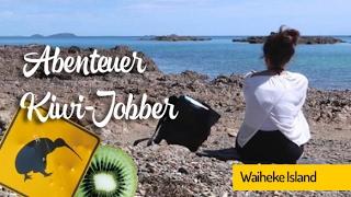Kiwi Jobberin Miryam auf Waiheke Island