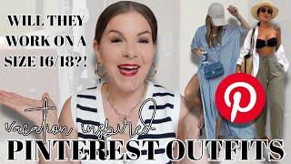 *MUST SEE* Recreating Pinterest Looks | Midsize/Plus Size Vacation Outfits | Summer Outfit Ideas
