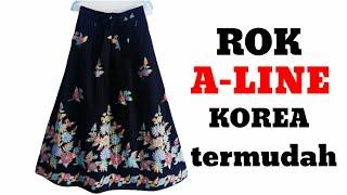 how to sew A-line skirt | cutting and stitching a_line skirt | free pattern a_line skirt