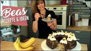 Schokoladen-Bananen Kranz Rezept | Schoko Kuchen mit Bananen backen